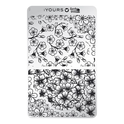 Stamping Plate Flower Power