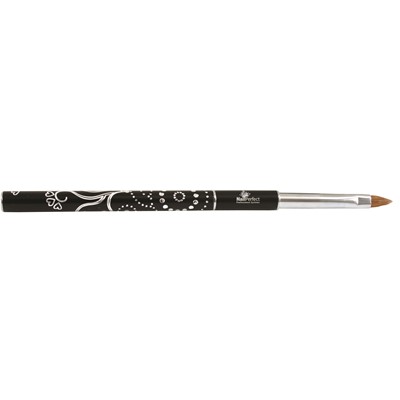 Gel Brush with stone Cap, Oval #6  
