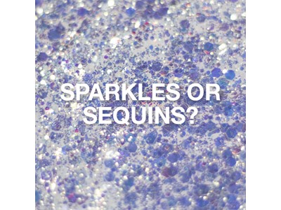 P+ Sparkles or Sequins? Glitter Gel