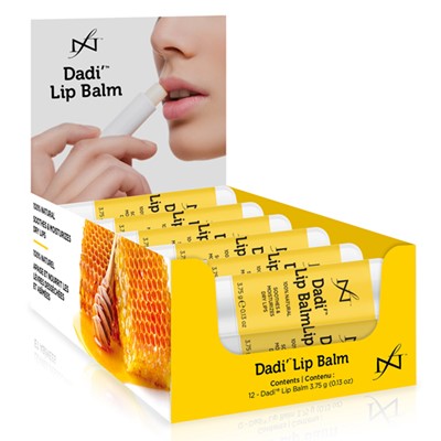 Dadi Lip Balm, Dry Lips, Display