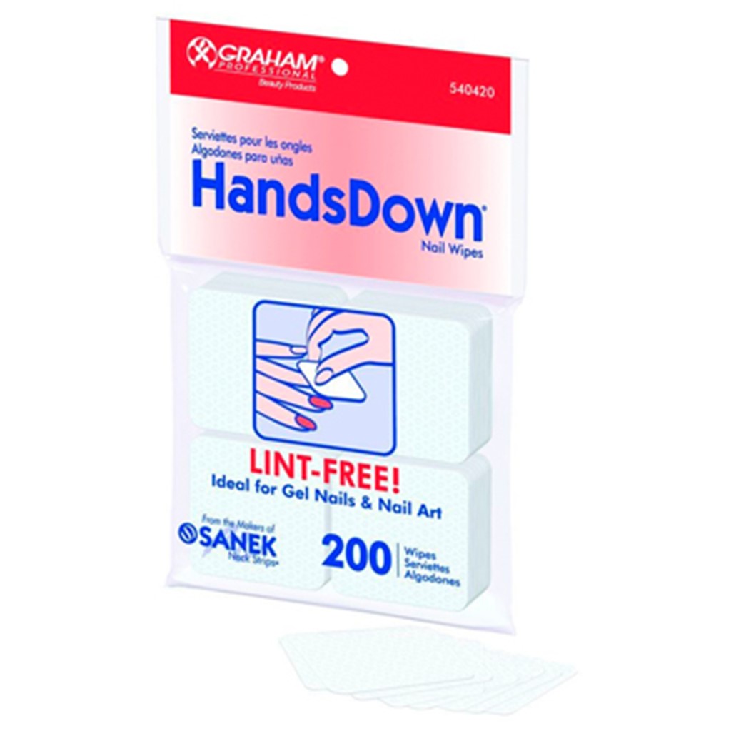 Handsdown Nail Wipes, GRAHAM