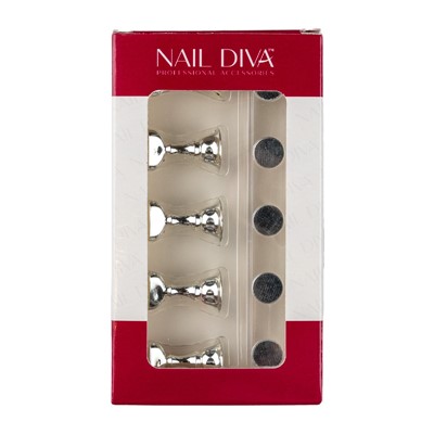Nail Tip Holder Silver NEW