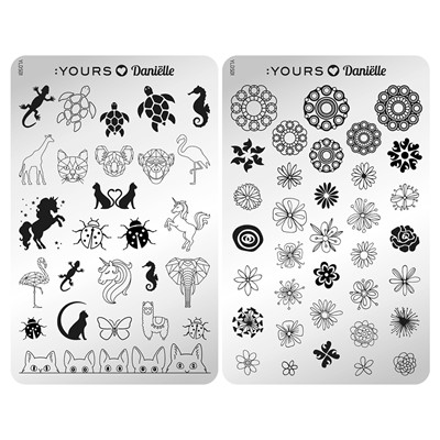 Stamping Plate Fantastic Nature Double