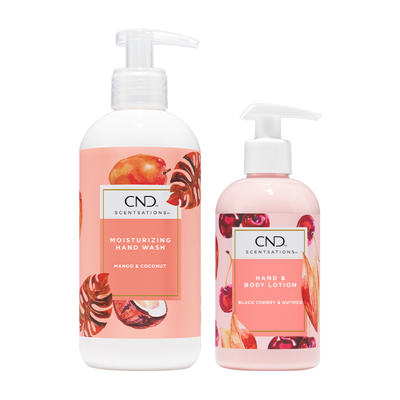CND Handwash and Lotion, Mango & Coconut