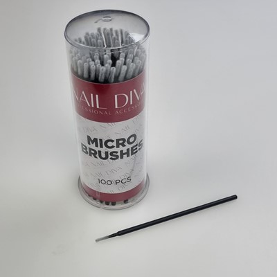 Micro Brushes Applicator Box, Black