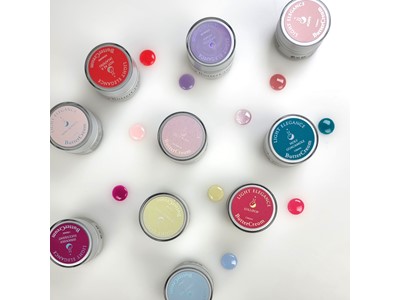 Swatch Dots, Caps or Jars, Clear
