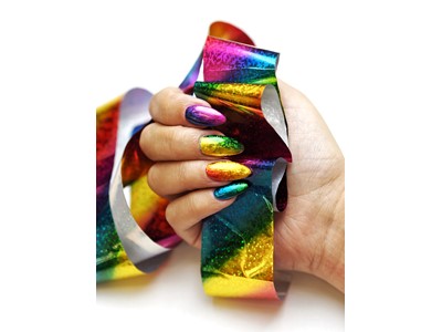 Nail Foil, Rainbow Shimmer