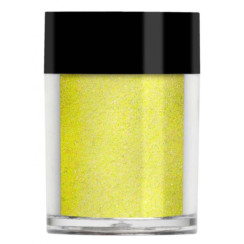 Nail Shadow Glitter, Lemon Yellow 
