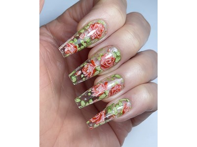 Nail Foil, Red Rose NEW