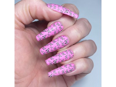 Nail Foil, Pink Butterfly