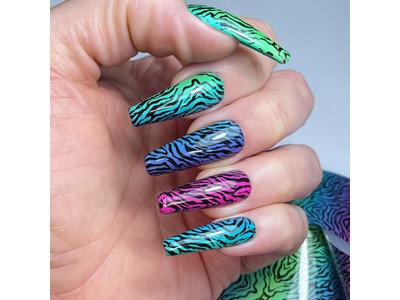 Nail Foil, Rainbow Tiger