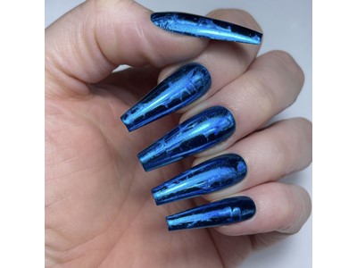 Nail Foil, Blue Holographic Animal NEW