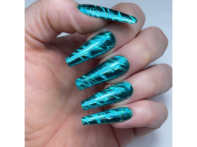 Sund og rask Almægtig person Nail Foil, Turquoise Waves NEW - Insight Cosmetics