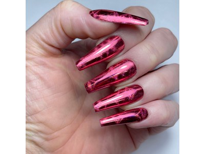 Nail Foil, Pink Holographic Tartan NEW