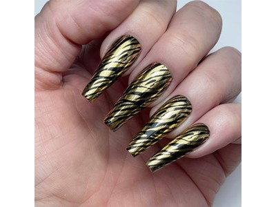 Nail Foil, Gold Stripes