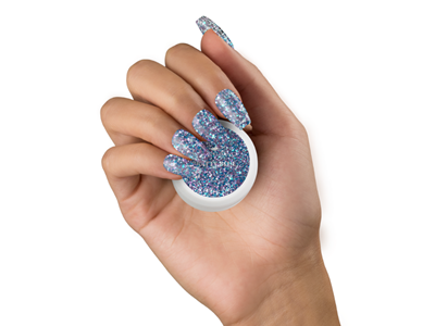 Bratty Blue, Glitter Gel, jar