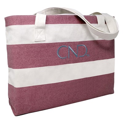 Tote Bag, Pink/White w. logo**, CND