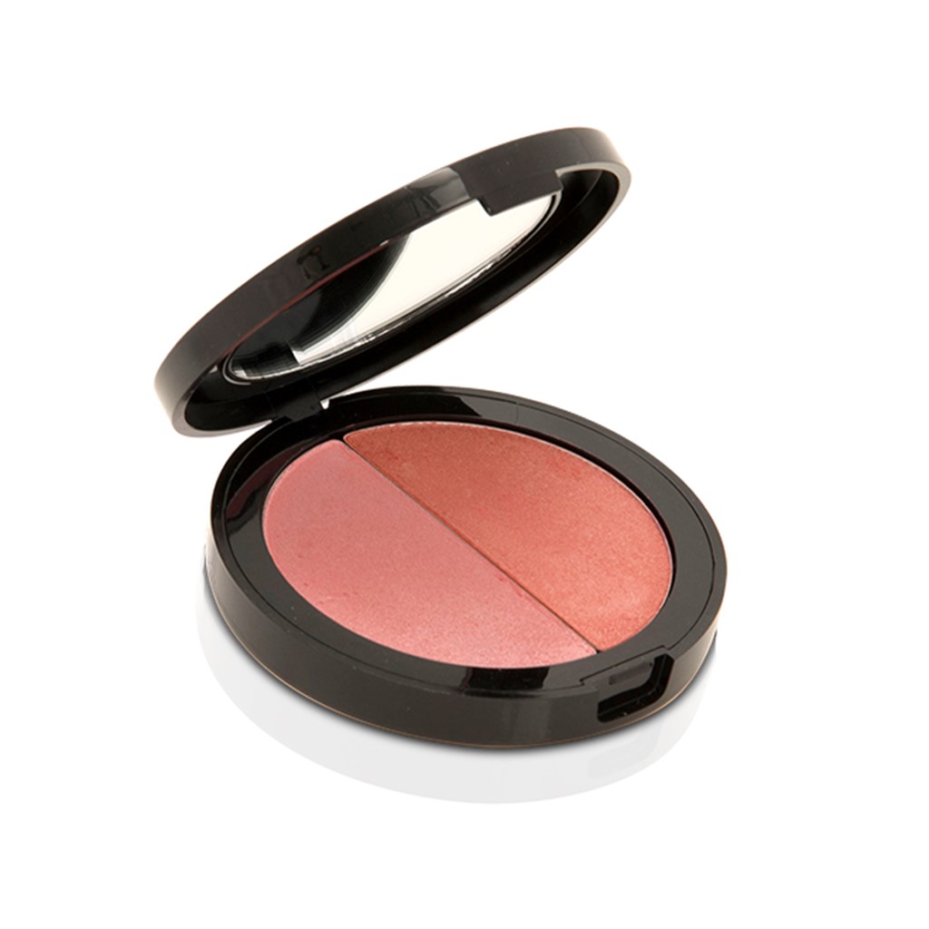 Blush Compact Pressed Soft Pink & Brown 