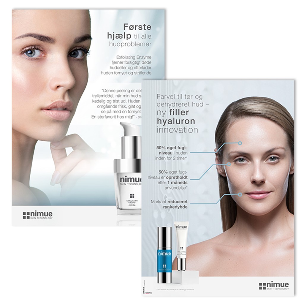 Poster, Nimue, Hyaluronic + Exfo. Enzyme