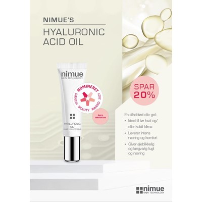 Counter Poster, NMU DBA Hyaluronic Oil