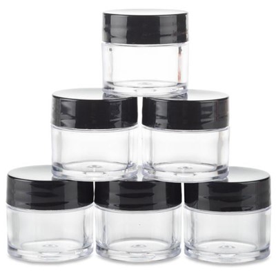 Jars, Transparent Clear Mixing Powders