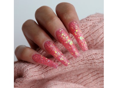 A Peony for Your Thoughts Glitter Gel