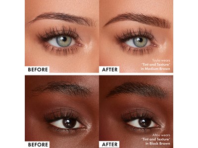 Brow Gel Tint and Texture, Black Brown