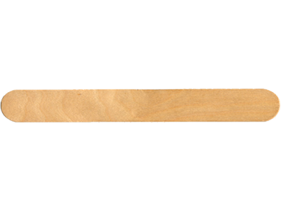 Spatulas, flat wide wood L15 W1,7 cm