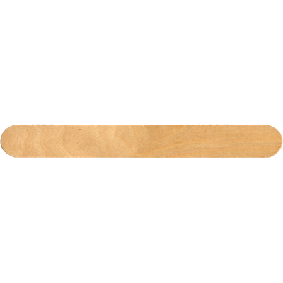Spatulas, flat long wood L 18 W 1,7 cm