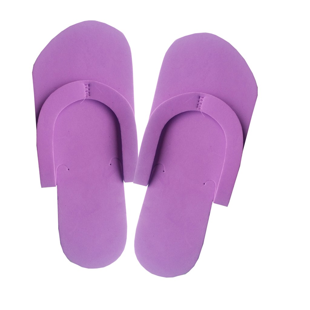 Slippers, Pedicure, Purple 