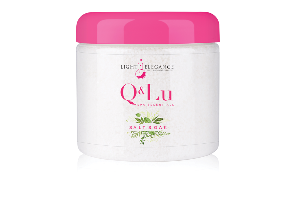 Q&Lu Spa Salt Soak, Light Elegance