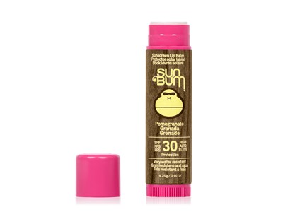 Sunscreen Lip Balm, Pomegranate, SPF 30
