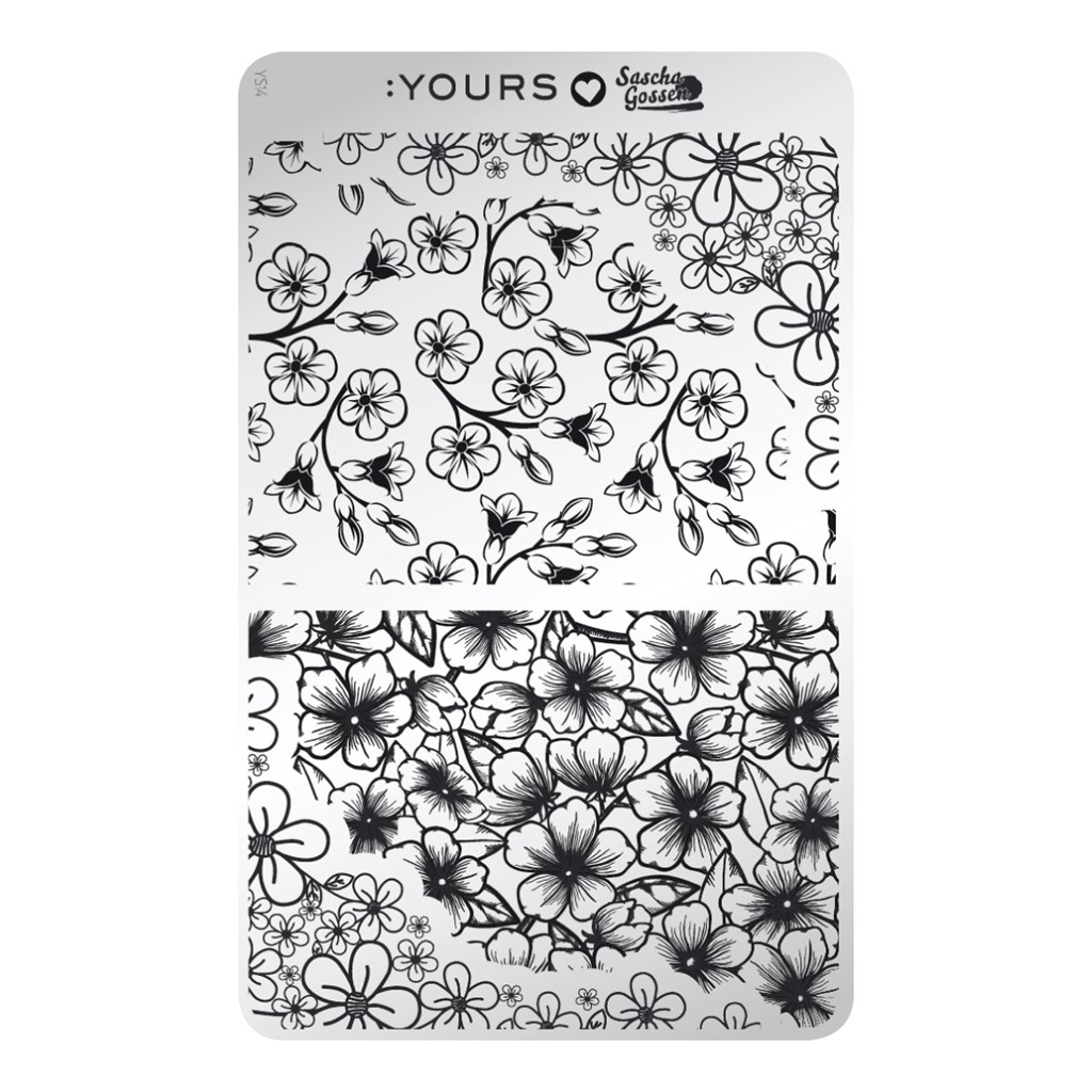 Stamping Plate Flower Power