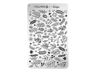 Stamping Plate Fall Foliage DS