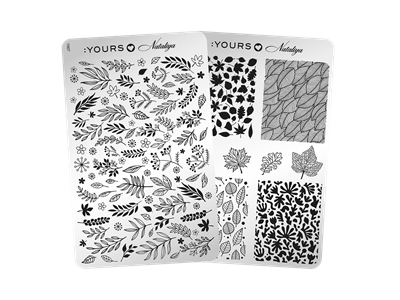 Stamping Plate Fall Foliage DS